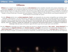 Tablet Screenshot of g9danza.com
